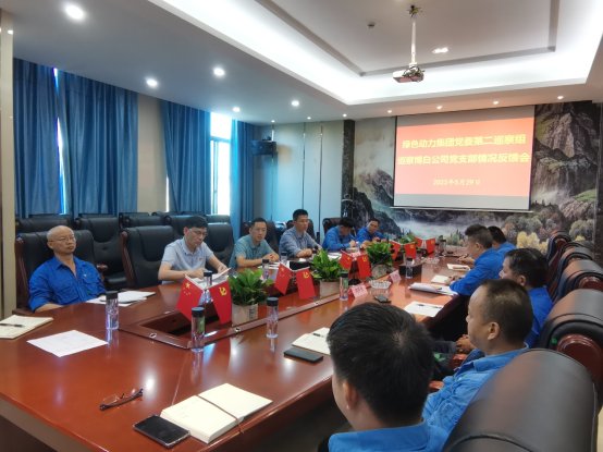 綠色動(dòng)力集團(tuán)黨委巡察組赴博白、汕頭公司召開巡察情況反饋會(huì)